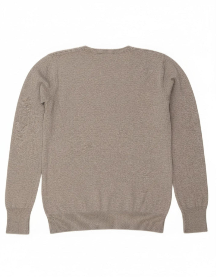 Diesel Pull col V pour femme UK 14 Gris moyen