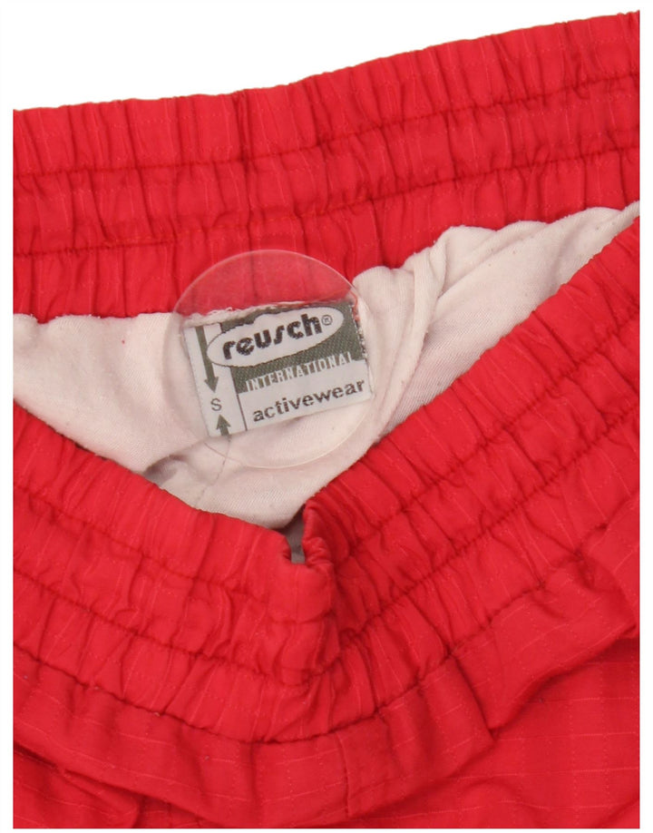 Reusch Pantalon De Survêtement Joggers Small Rouge Colourblock Polyamide Homme