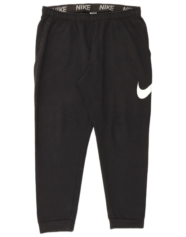 Pantalon de survêtement Nike Dri Fit Graphic pour femme, jogging, UK 20 2XL, noir
