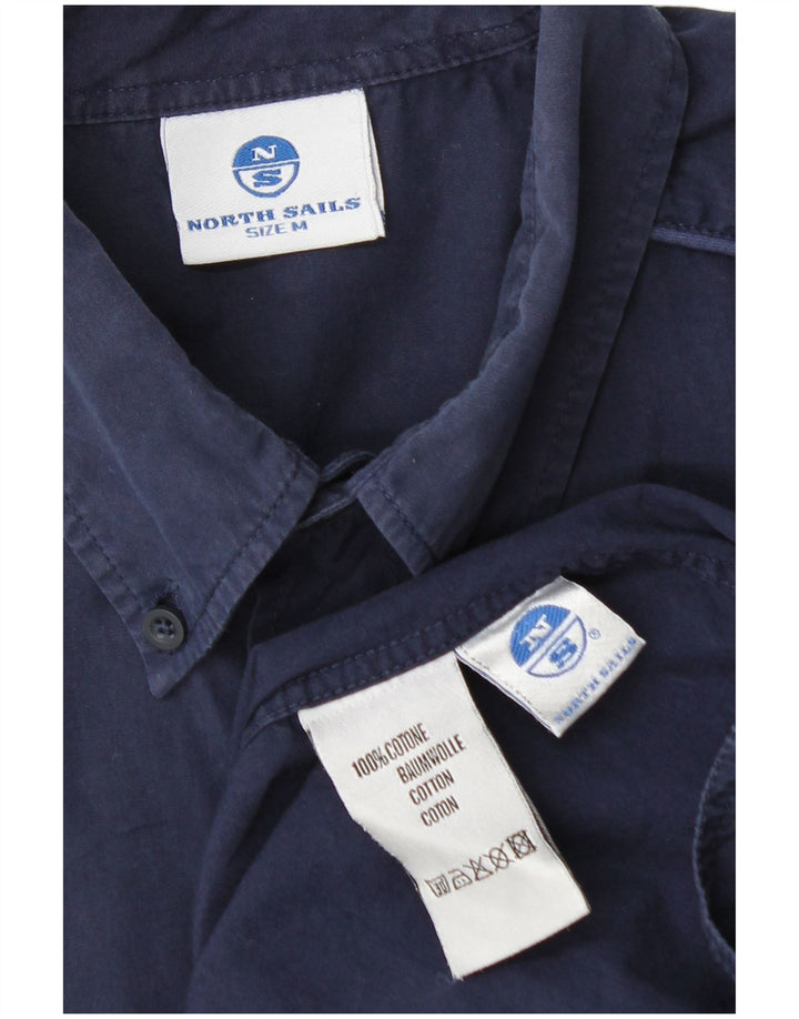 Chemise à Manches Courtes Homme North Sails Coton Bleu Marine Moyen