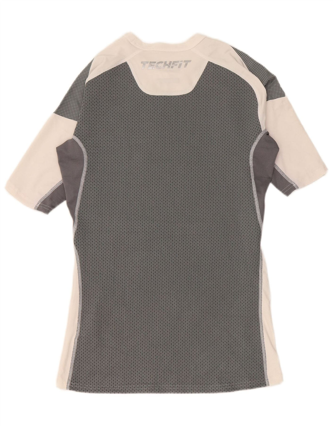 Adidas T-shirt de compression graphique pour homme, grand, blanc, color block