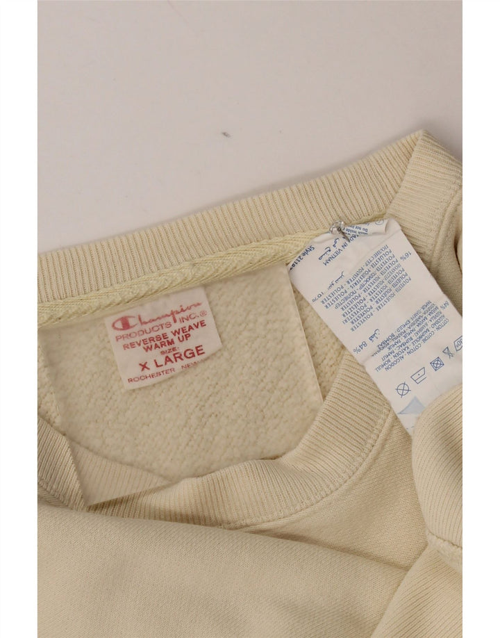 Champion Sweat-Shirt Homme XL Beige Coton