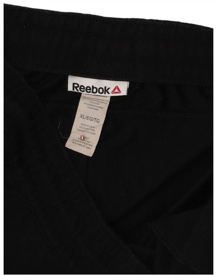 REEBOK Pantalon de Survêtement Homme Joggers XL Noir Coton