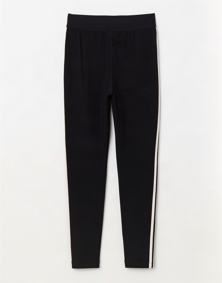 Adidas Leggings Femme UK 16/18 Large Bleu Marine