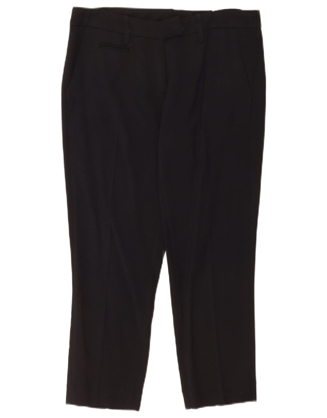 Dondup Pantalon de Costume Court Femme W30 L24 Noir Viscose