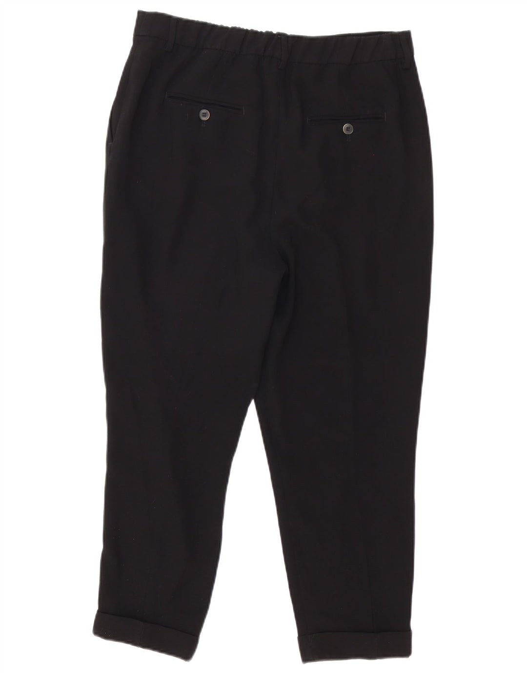 Pantalon Capri Fuselé Zara Femme Moyen W30 L23 Noir