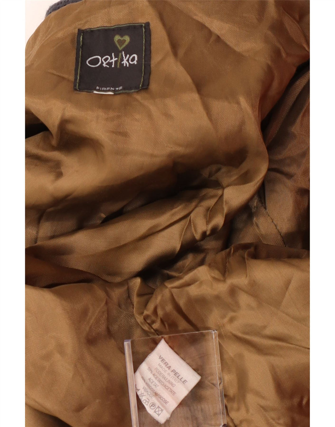 vintage Mens Leather Bomber Jacket UK 36 Petit cuir gris