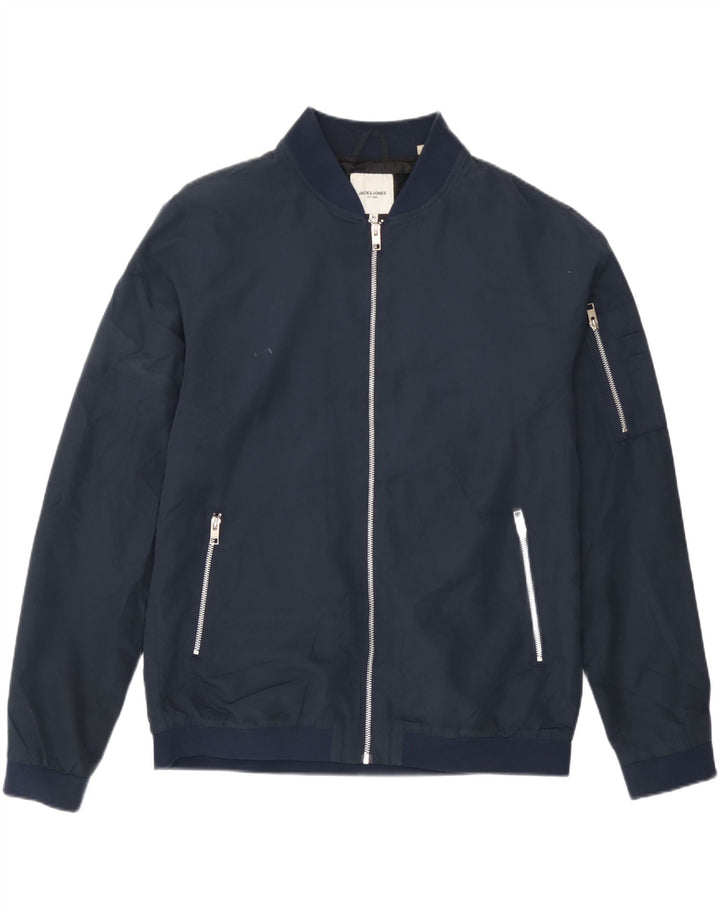 Jack & Jones Veste Bomber Homme UK 42 XL Bleu Marine