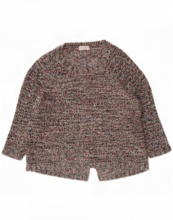 Marks & Spencer Pull col bateau pour femme UK 14 Large Multicolore