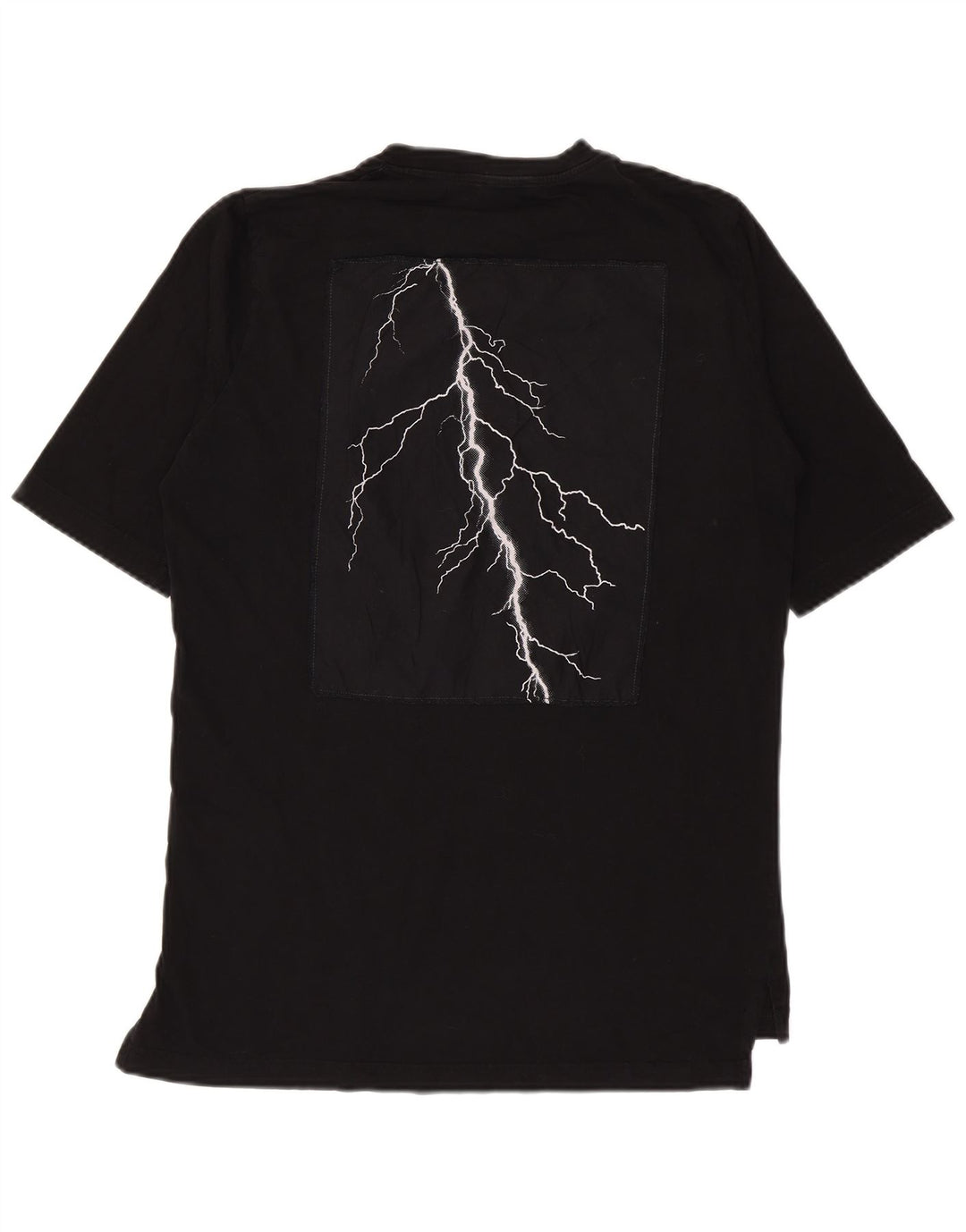 Diesel T-Shirt Graphique Homme Petit Noir Coton