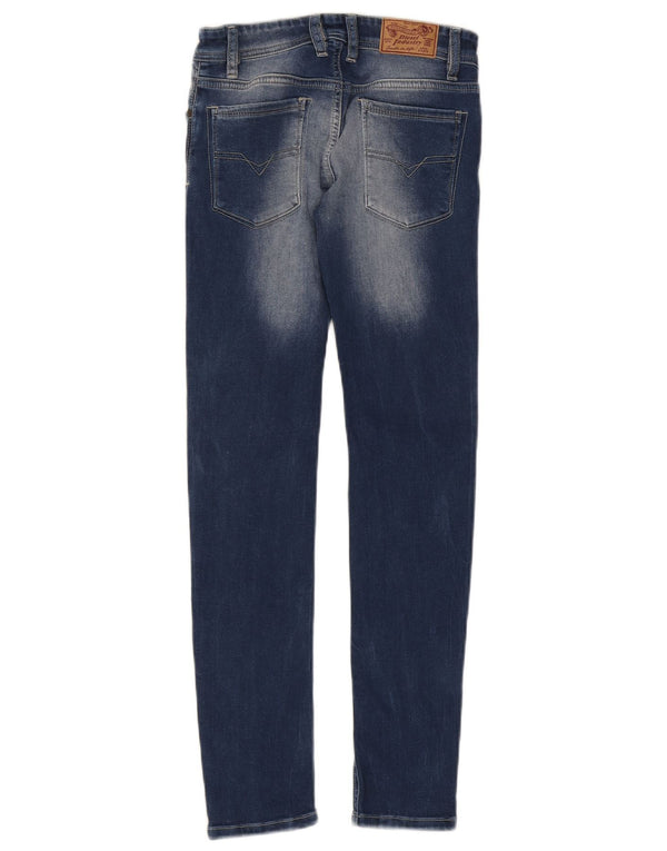 Diesel Filles Sleenker-j Slim Skinny Jeans 11-12 ans W26 L28 Bleu Coton