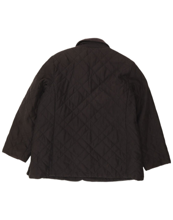 Marks & Spencer Veste matelassée pour femme UK 20 2XL Noir Polyester