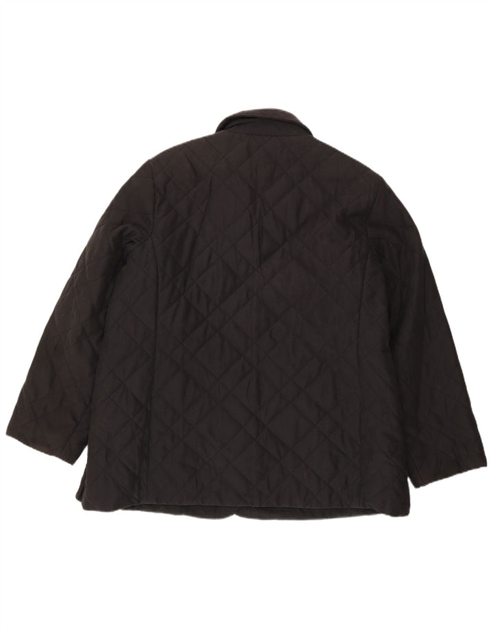 Marks & Spencer Veste matelassée pour femme UK 20 2XL Noir Polyester