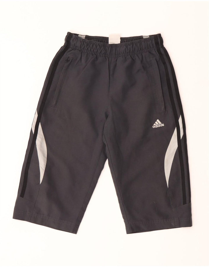 Adidas Bermuda Sport Short Garçon 9-10 Ans Gris Colorblock Polyester