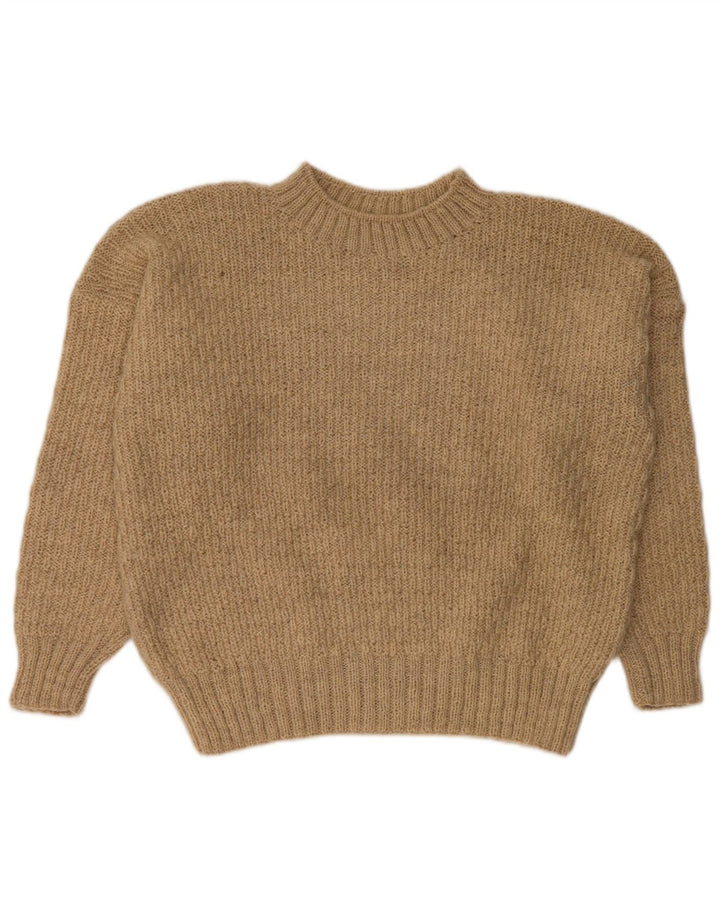 VINTAGE Pull col rond homme XL Beige