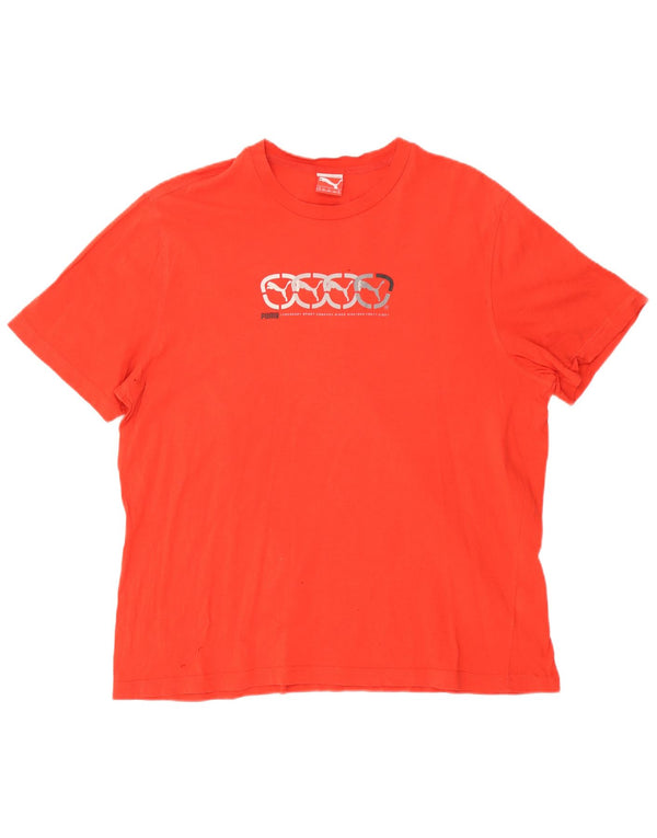 Puma T-shirt graphique pour homme 2XL Orange