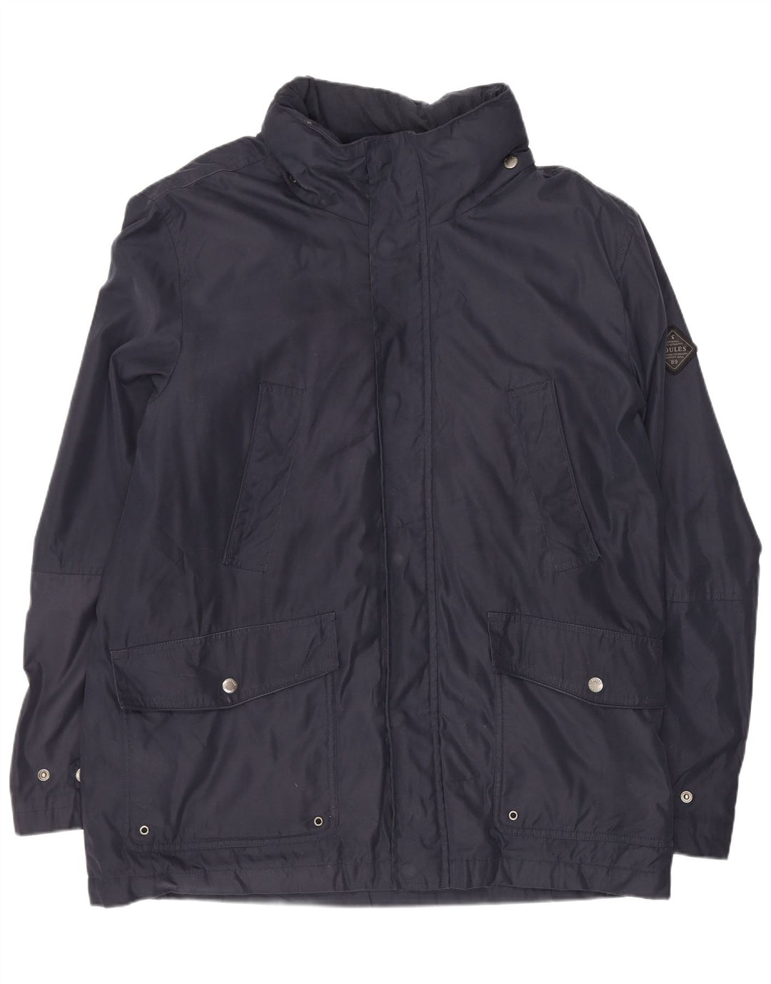 Joules Veste utilitaire à capuche pour homme UK 40 Large Bleu marine Polyester