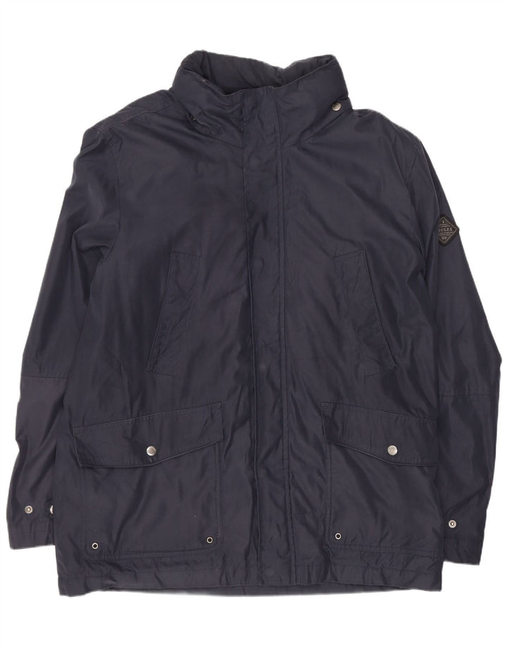Joules Veste utilitaire à capuche pour homme UK 40 Large Bleu marine Polyester
