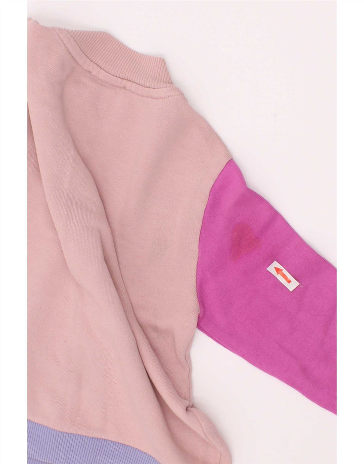 Benetton Veste de Survêtement Fille 2-3 Ans Multicolore Colourblock
