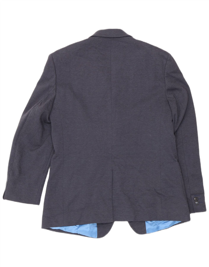 Marks & Spencer Veste blazer slim à 2 boutons pour homme UK 42 Large Bleu marine