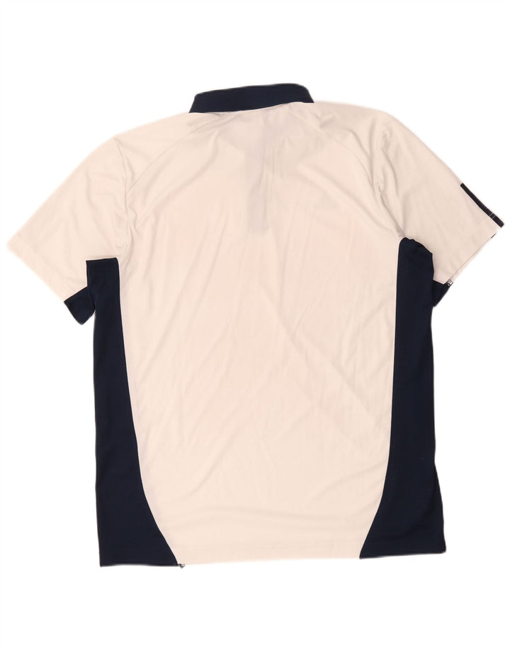Adidas Homme Climacool Polo Grand Blanc Colorblock Coton