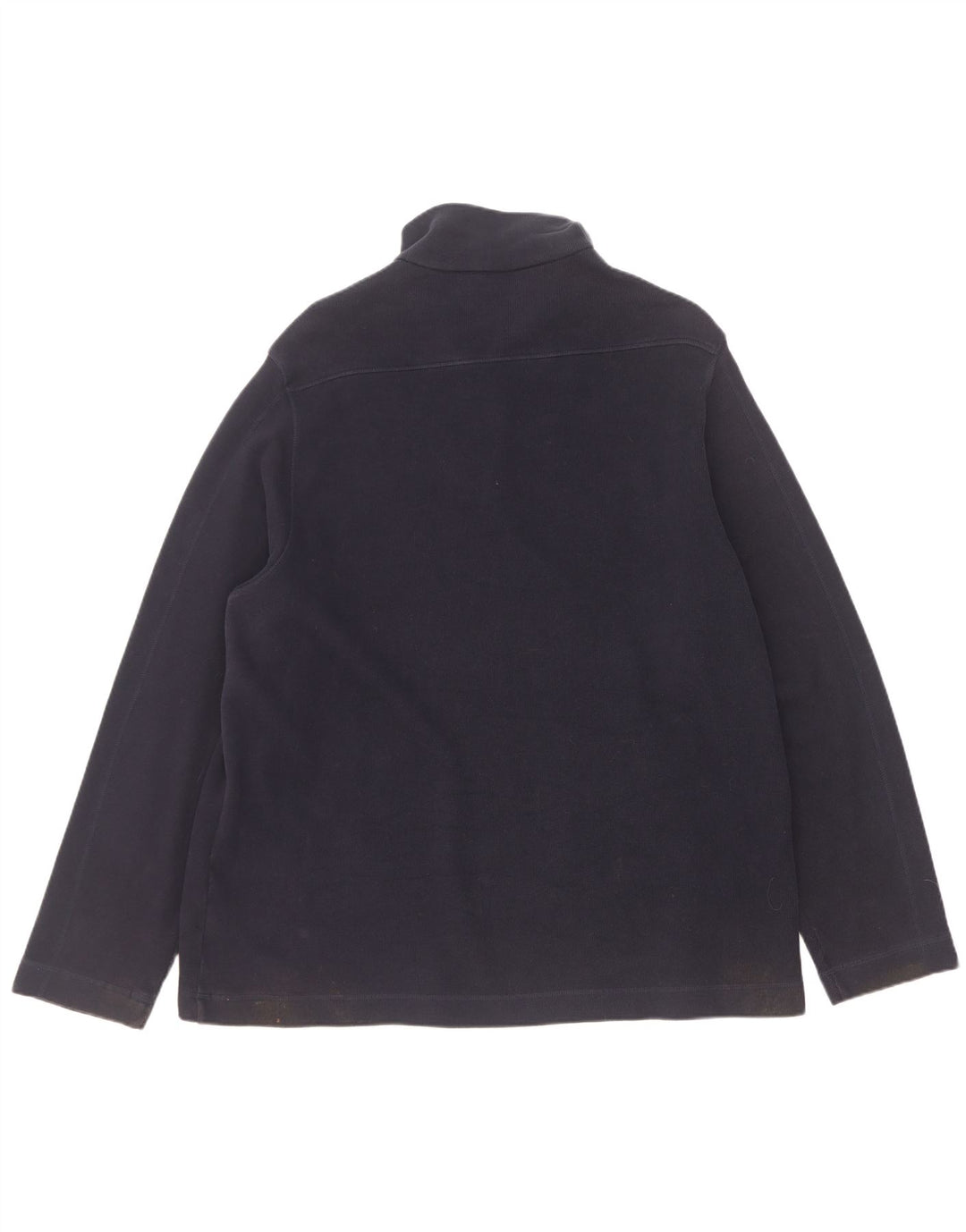 Marks & Spencer Sweat-shirt à col zippé pour homme XL Bleu marine Coton