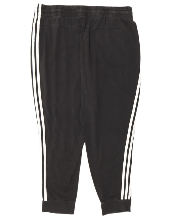 Adidas Pantalon de survêtement pour femme Joggers UK 16/18 Large Noir Coton
