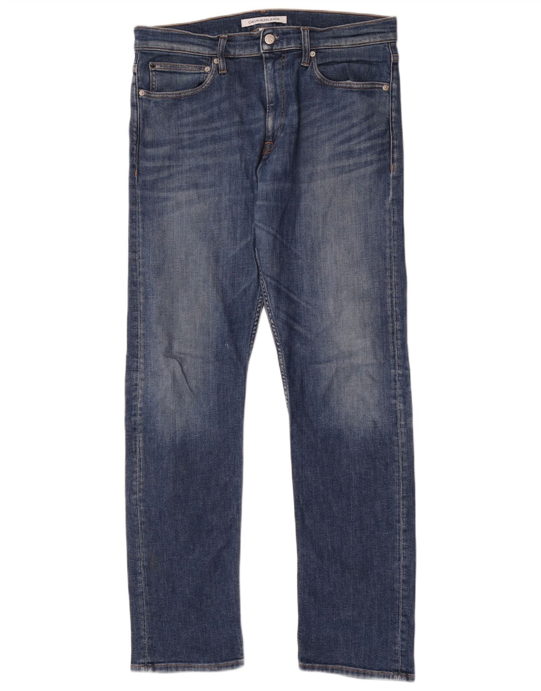 Calvin Klein Jean droit homme W34 L32 bleu