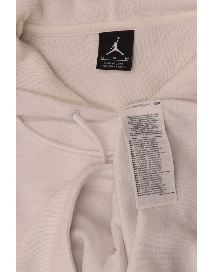 Jordan T-shirt à capuche pour homme en coton blanc moyen