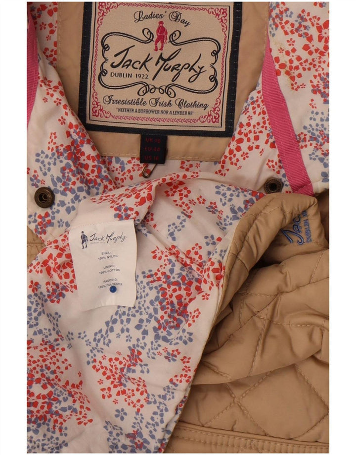 Jack Murphy Gilet matelassé pour femme UK 16 Large Beige Nylon