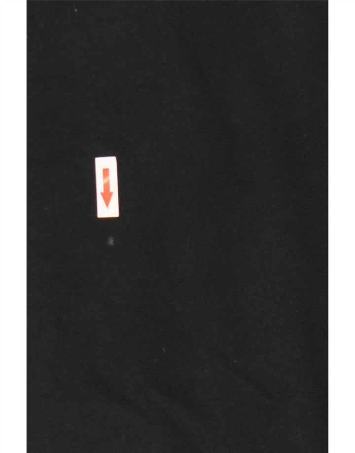 Puma Sweat-shirt graphique pour homme en coton noir Taille L