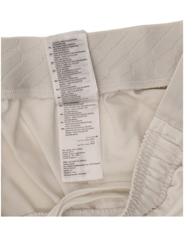 Adidas Short de Sport Juventus Homme Blanc Moyen Polyester