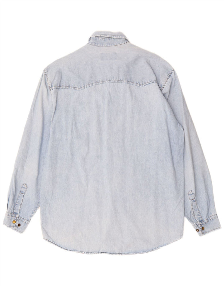 Armata Di Mare Chemise En Jean Bleu Moyen Coton Homme