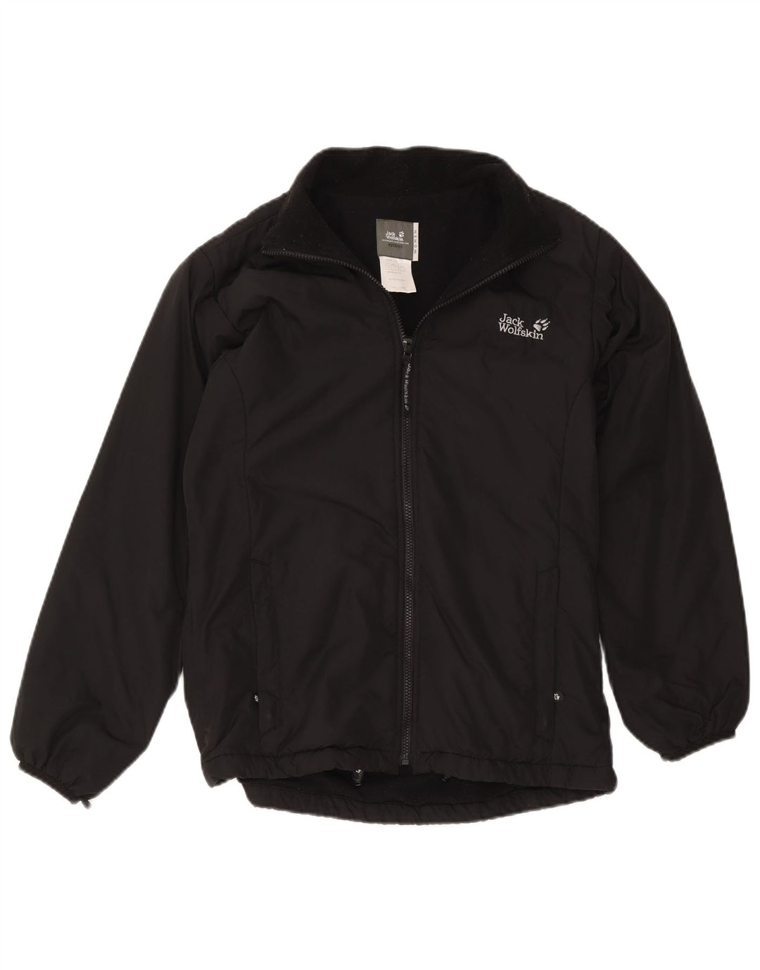 Jack Wolfskin Veste coupe-vent Liner pour femme UK 12 Medium Noir Polyester