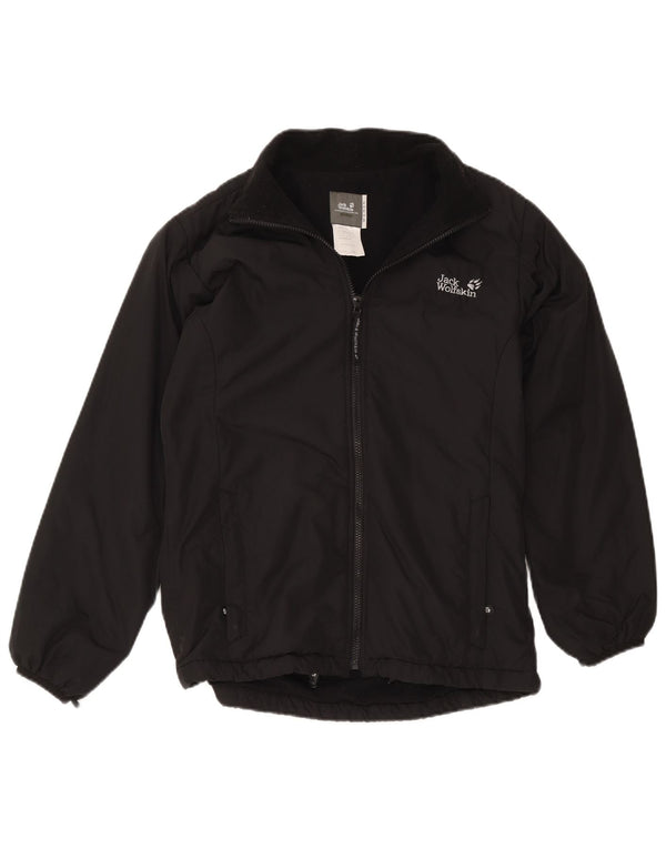 Jack Wolfskin Veste coupe-vent Liner pour femme UK 12 Medium Noir Polyester
