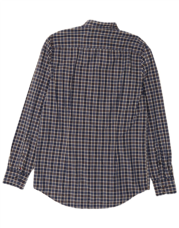 Tommy Hilfiger Chemise Slim Fit Homme Bleu Moyen à Carreaux