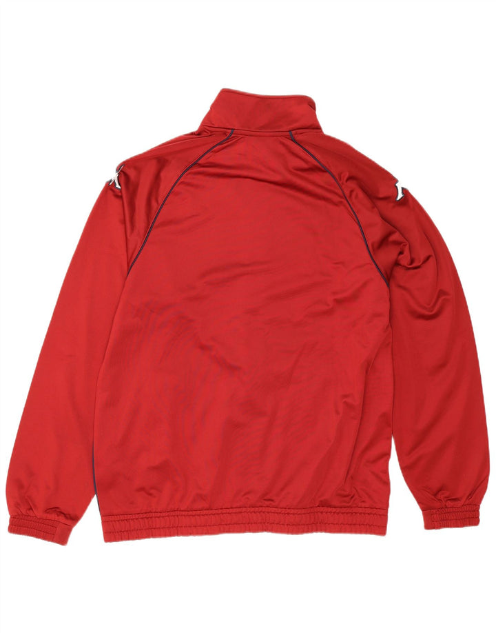 Kappa Veste de Survêtement Graphique pour Homme Grand Rouge Colorblock Polyester