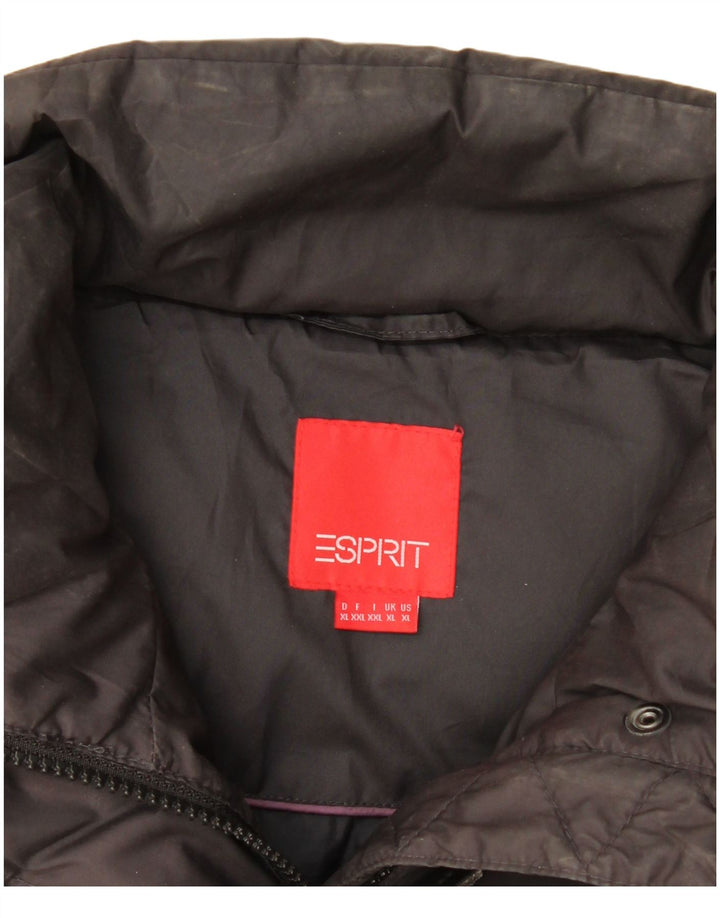 Esprit Gilet rembourré pour femme UK 18 XL Noir