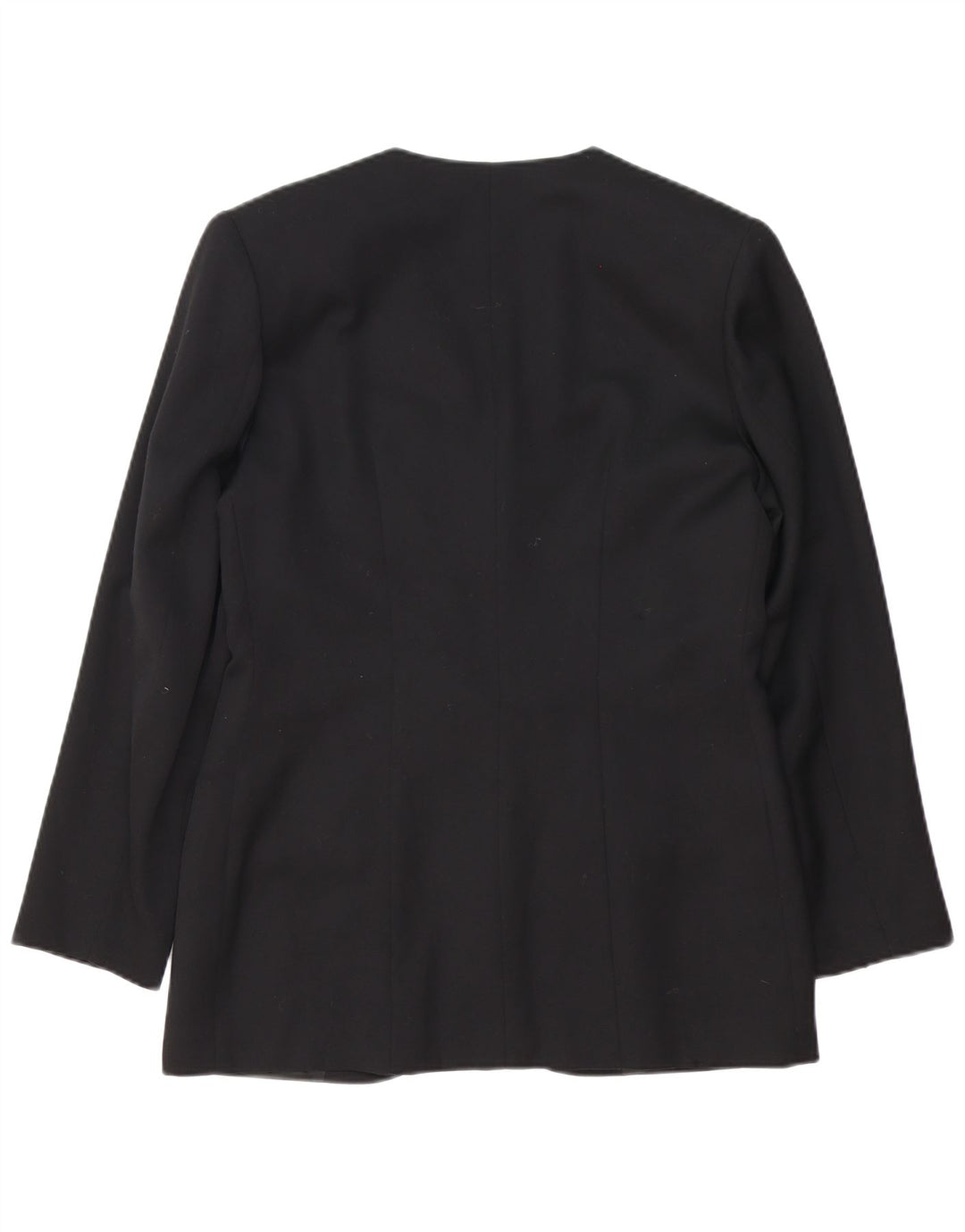 Marina Babini Veste Blazer Croisée Femme IT 44 Laine Noir Moyen