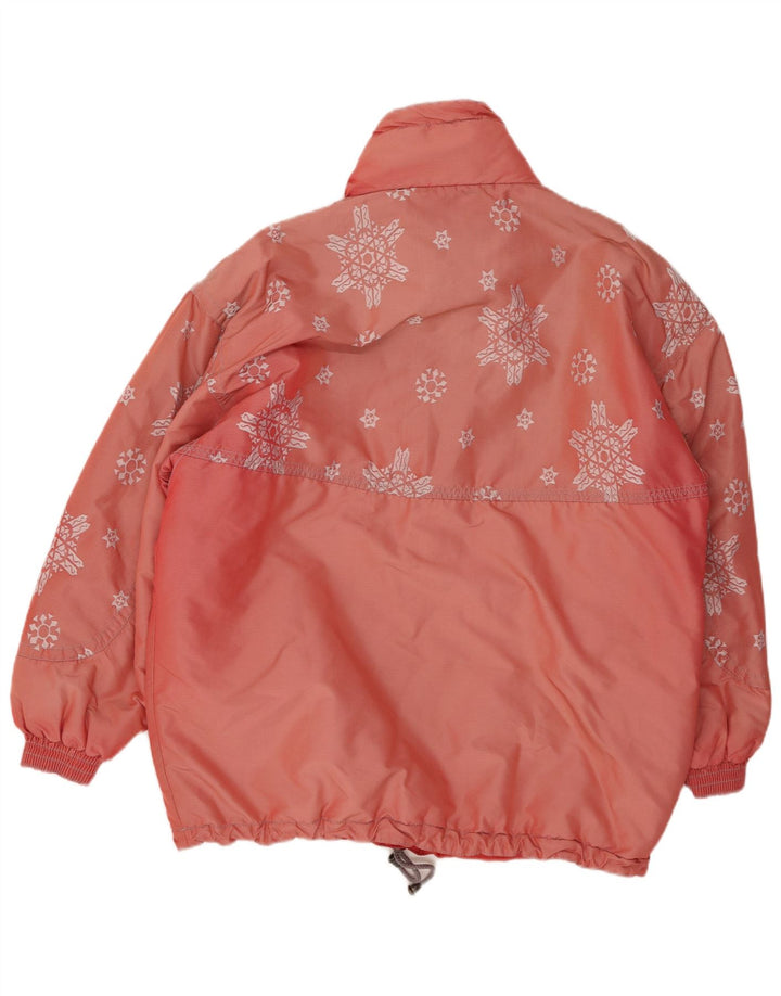 RODEO Veste Anorak Homme UK 42 XL Rose Géométrique Polyester