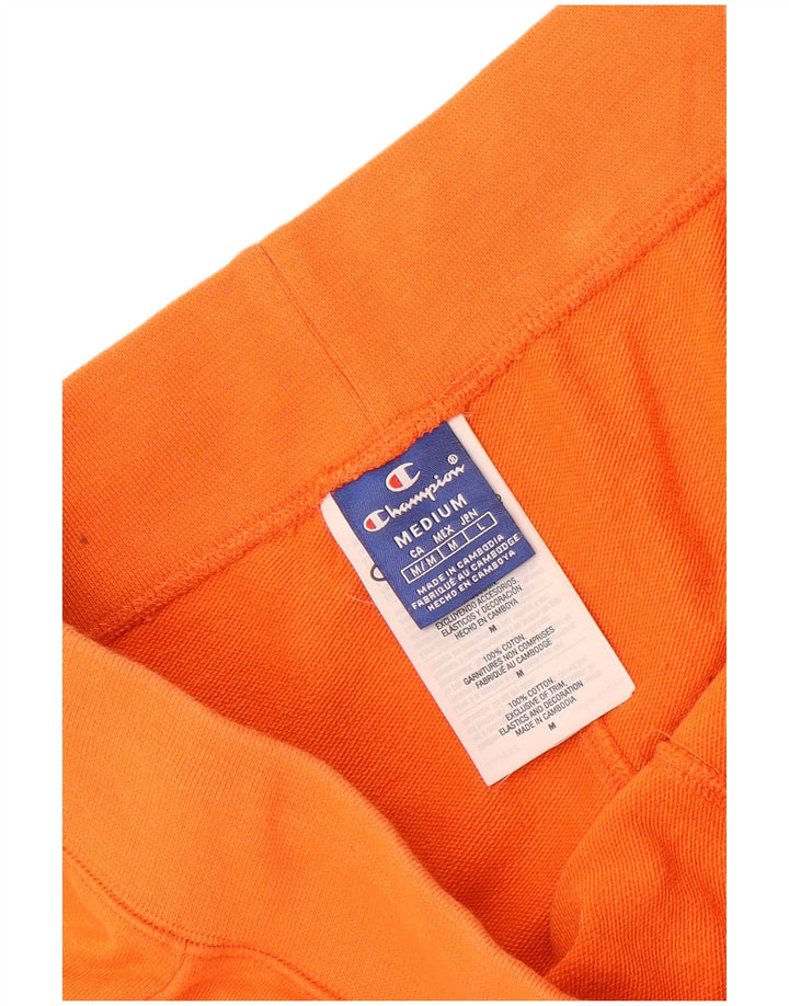 Champion Short de Sport Graphique Homme Orange Moyen Coton