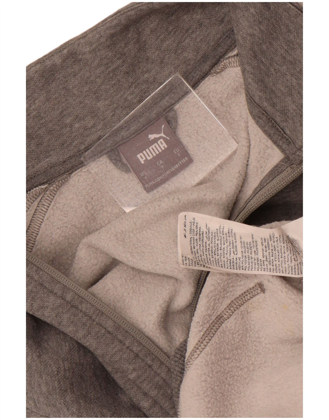 Puma Veste de Survêtement Homme Petit Gris Colorblock Cotton