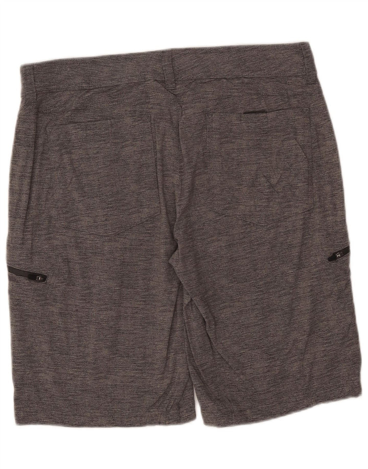 Eddie Bauer Short cargo pour homme W35 en nylon moucheté gris moyen