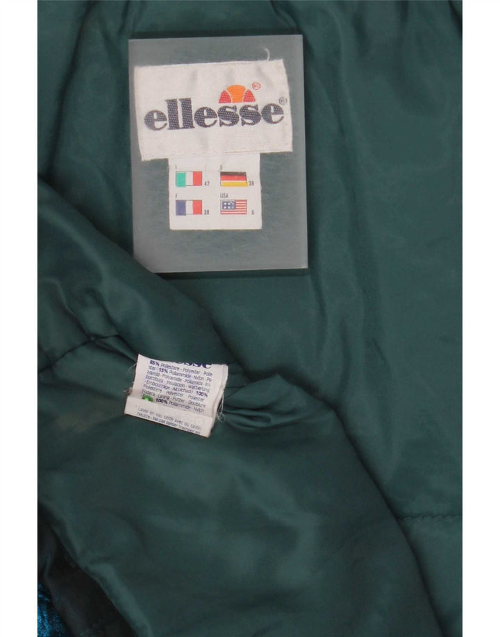 Ellesse Veste matelassée surdimensionnée à capuche pour femme IT 42 Bleu marine moyen