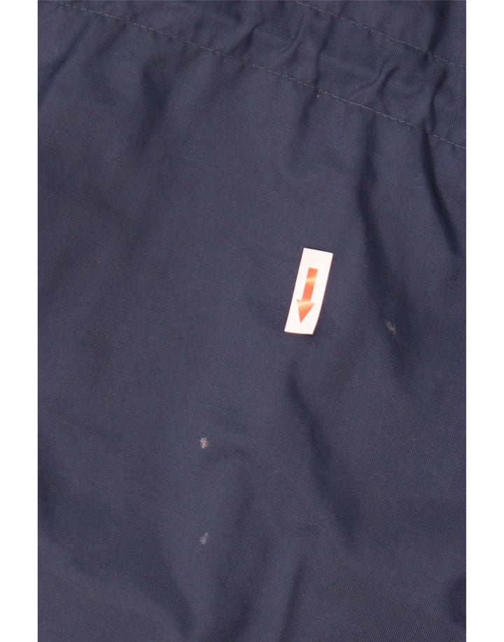 Adidas Veste coupe-vent pour homme UK 40 Large Bleu marine Colourblock