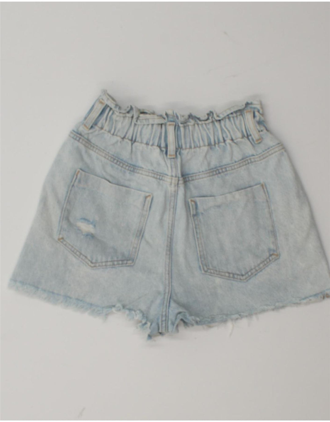 Short en jean pour femme ZARA EU 34 2XS W24 Bleu