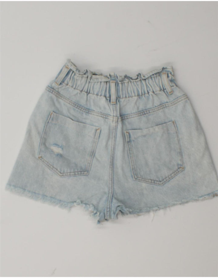 Short en jean pour femme ZARA EU 34 2XS W24 Bleu