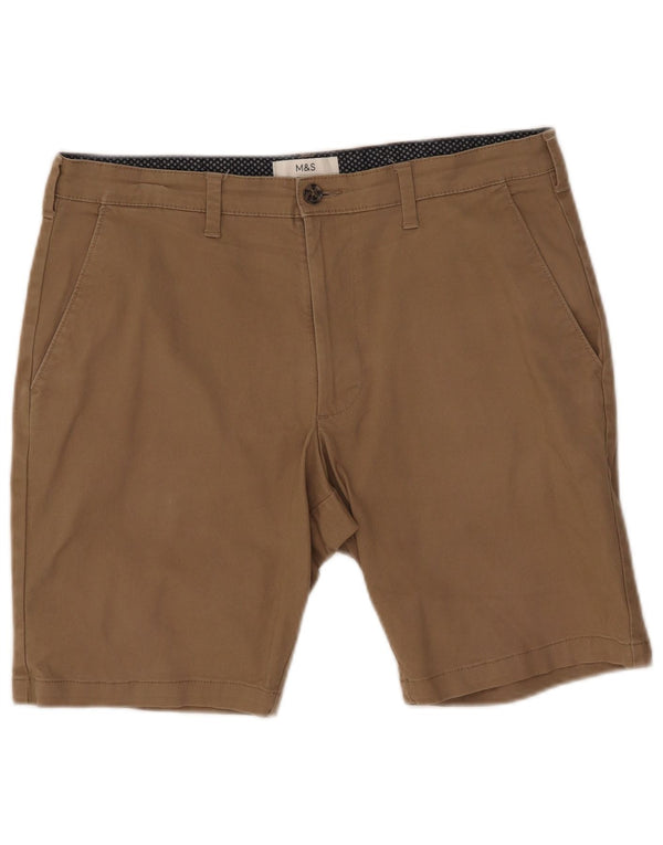 Marks & Spencer Short Chino Homme W34 Grand Coton Beige