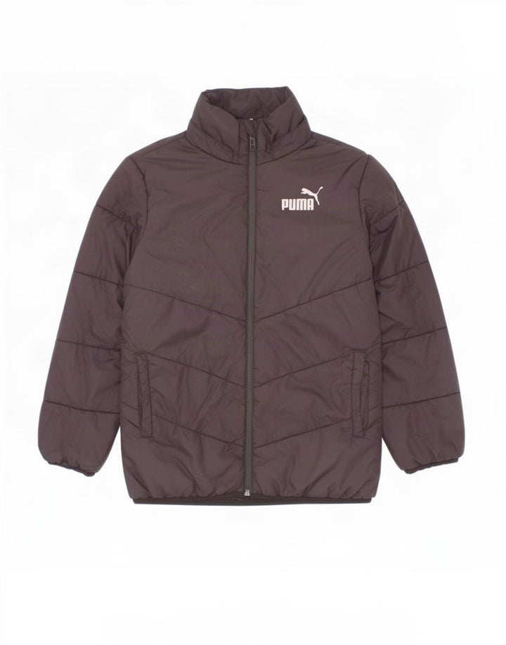 Puma Veste matelassée graphique garçon 9-10 ans Noir Polyester