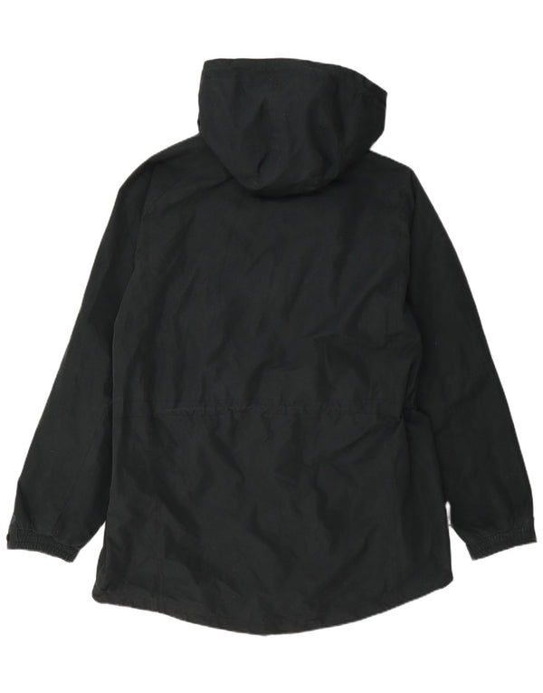 Mountain Essentials Manteau coupe-vent à capuche pour homme UK 40 Large Noir